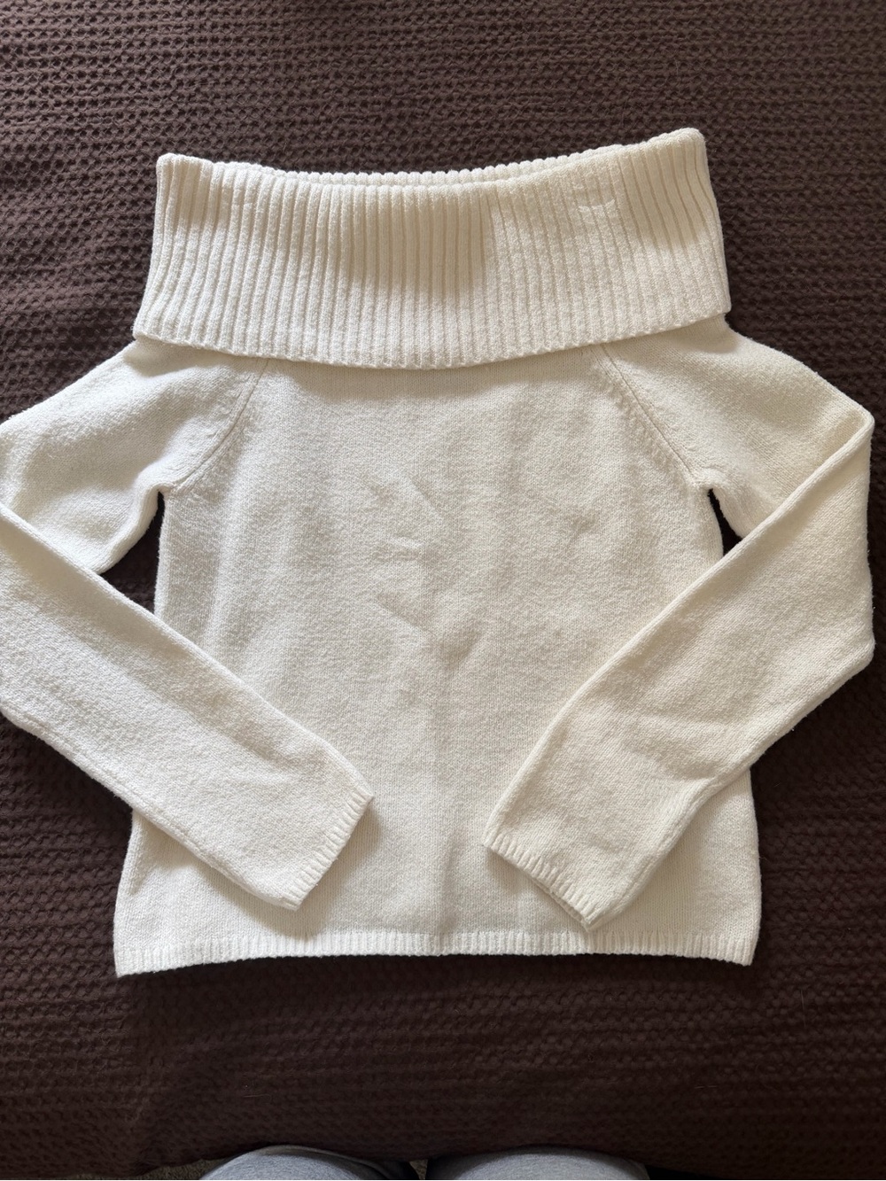 Old Navy off-the-Shoulder Rib Knit Sweater